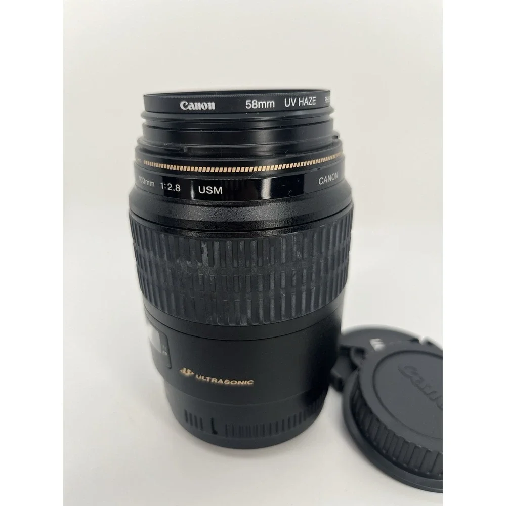 Canon EF 100mm f/2.8 Macro USM Lens EF Mount Untested